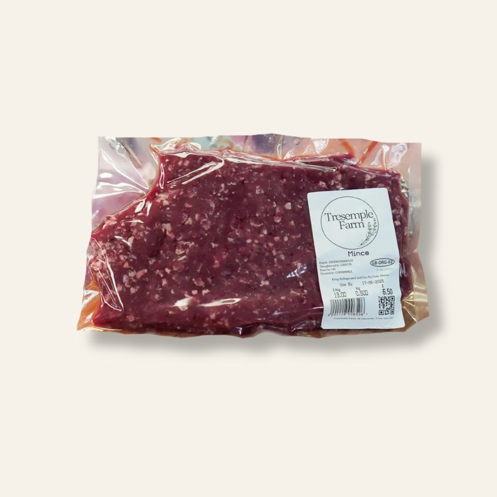 Tresemple Farm Organic Beef Mince