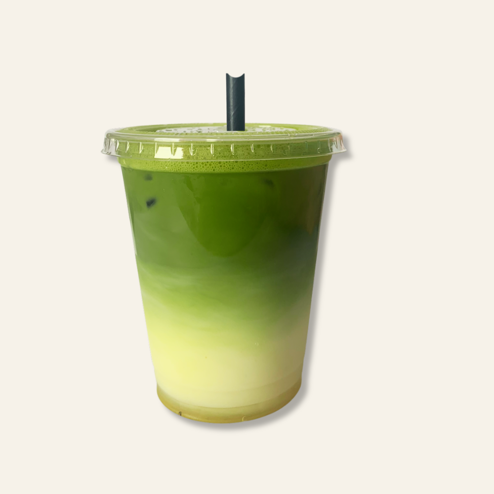 Lemon Verbena Iced Matcha