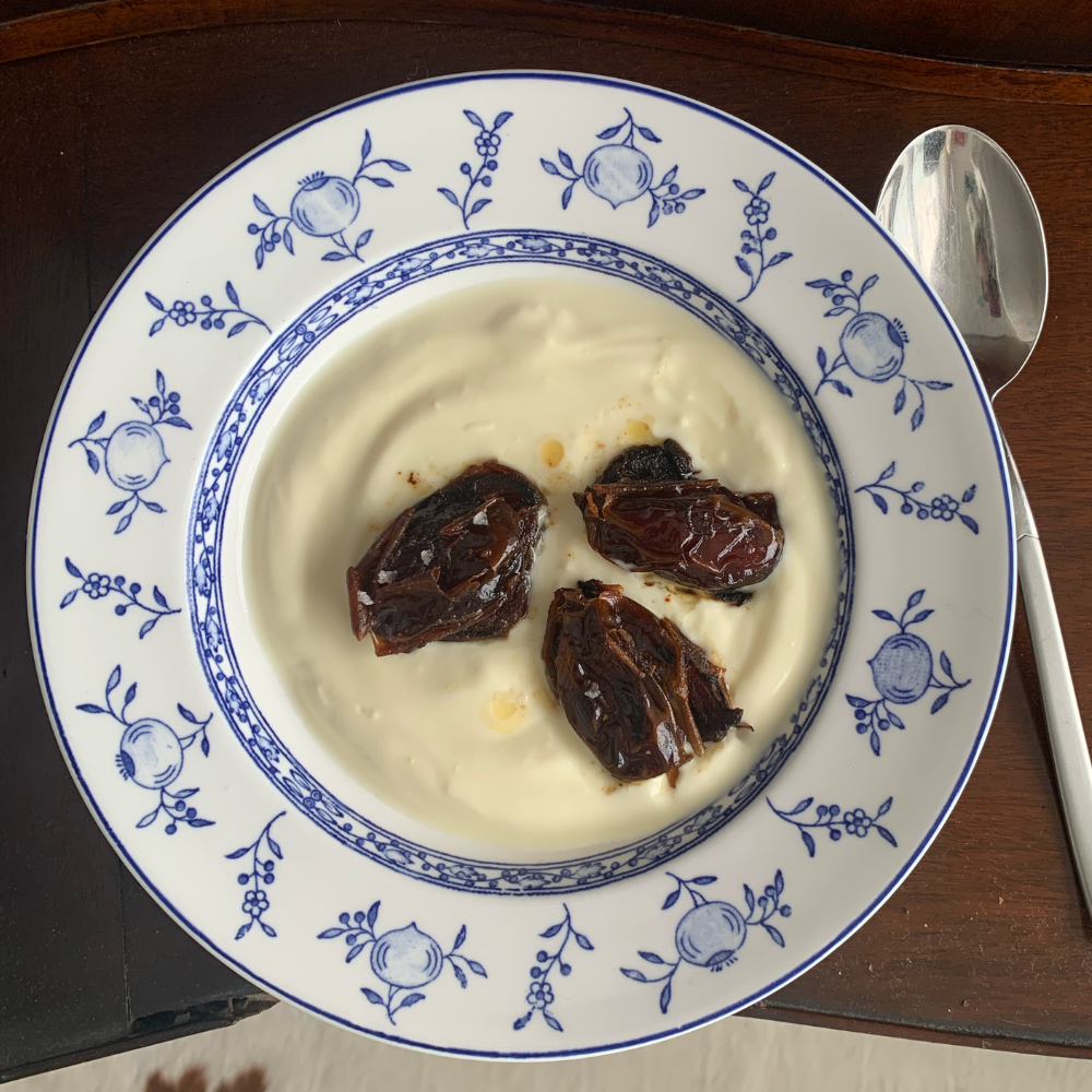 Sticky Date Yogurt Bowl