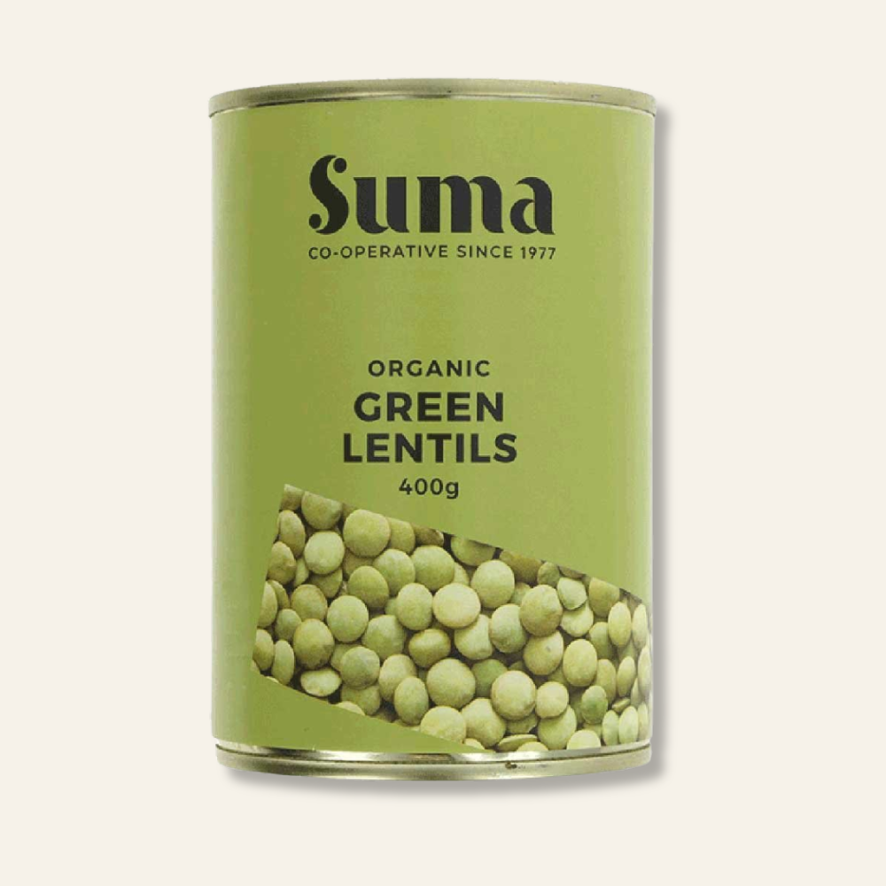 Suma Organic Green Lentils 400g
