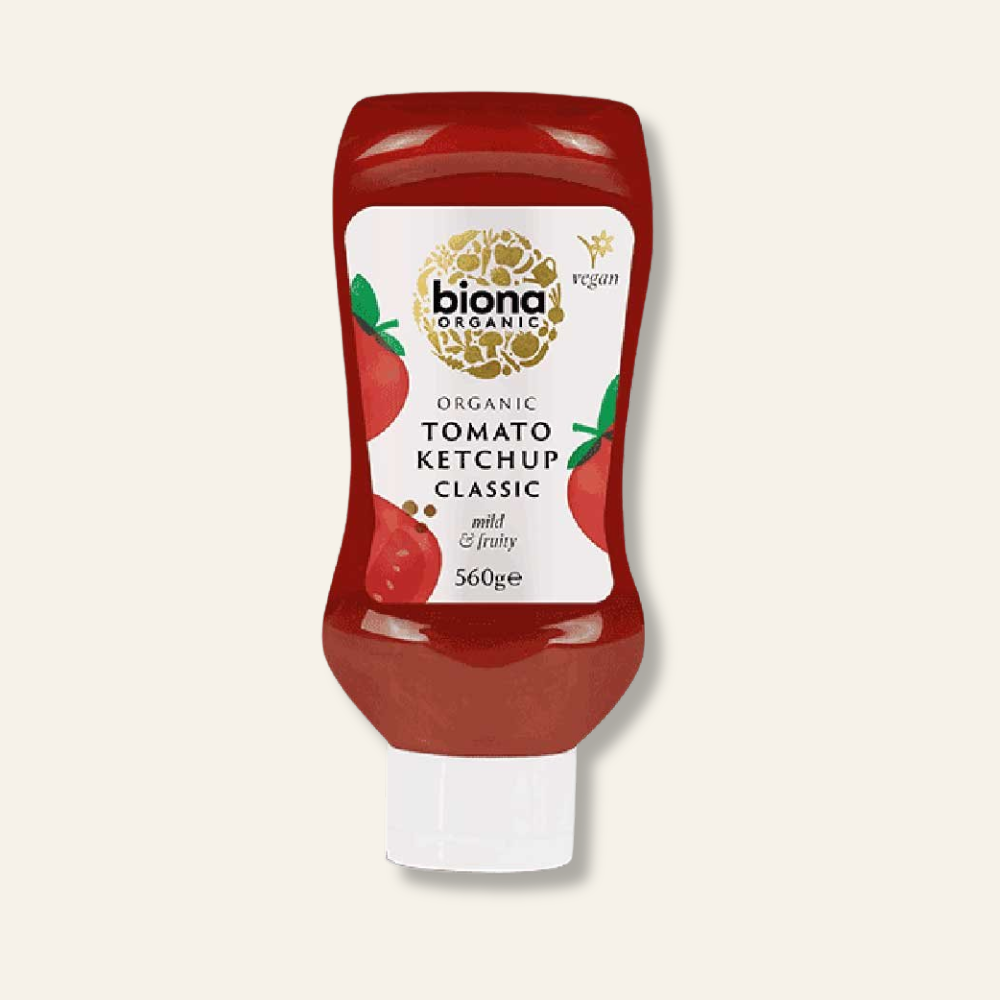 Biona Organic Tomato Ketchup Squeezy Bottle 560g