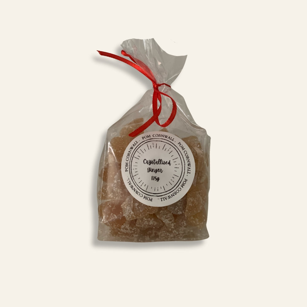POM Crystallised Ginger Gift Bag 125g
