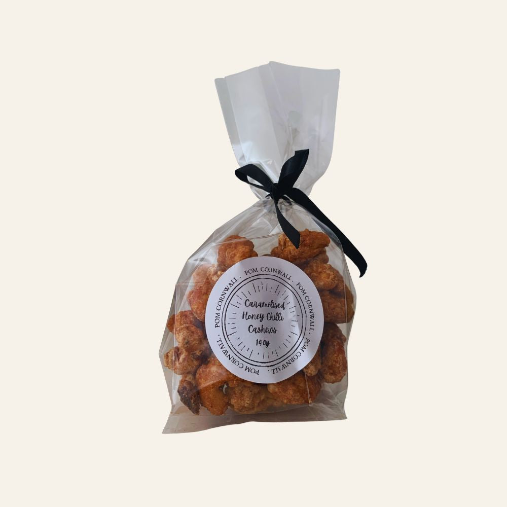 POM Caramelised Honey Chilli Cashews 140g