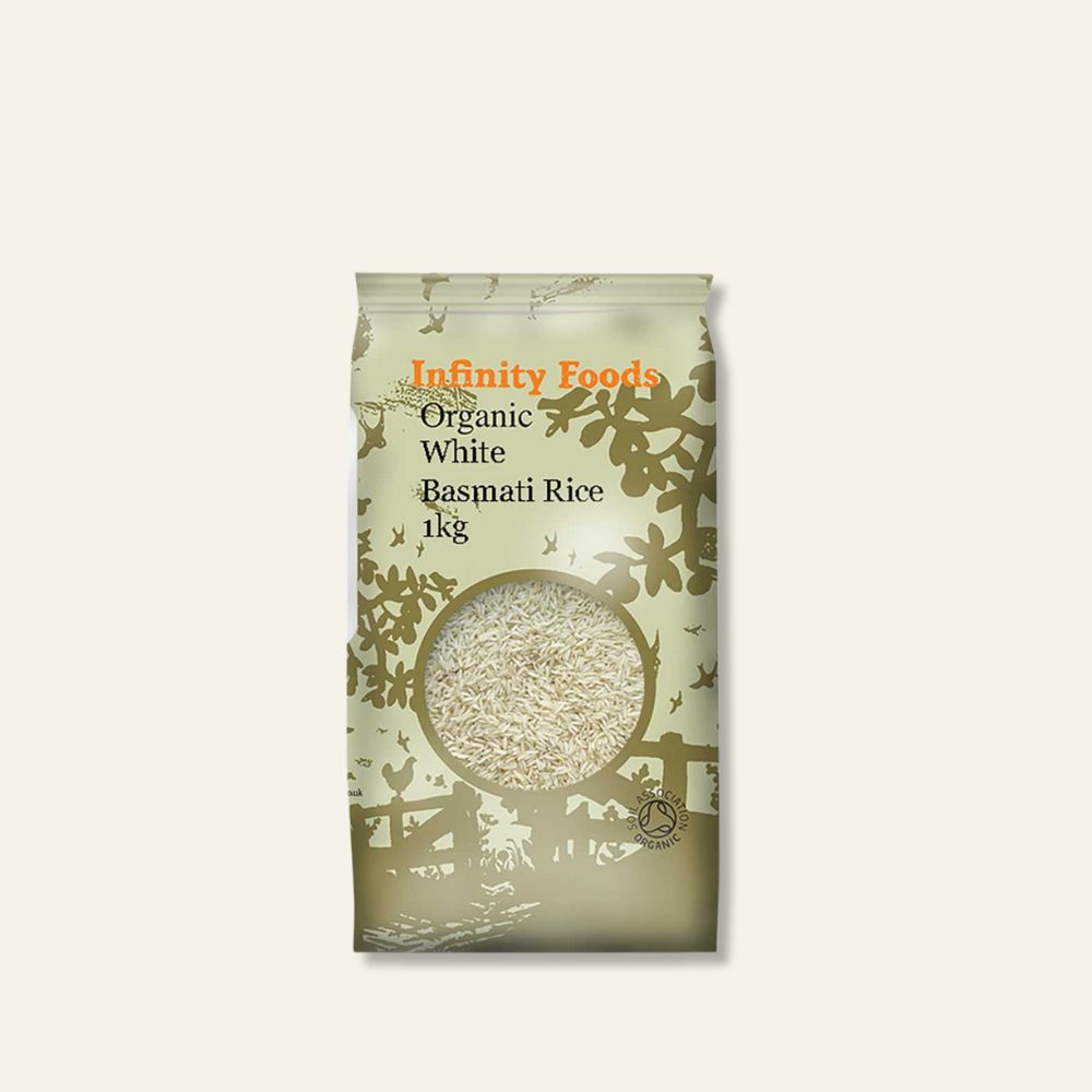 Infinity Foods Organic White Basmati Rice 1kg – POM