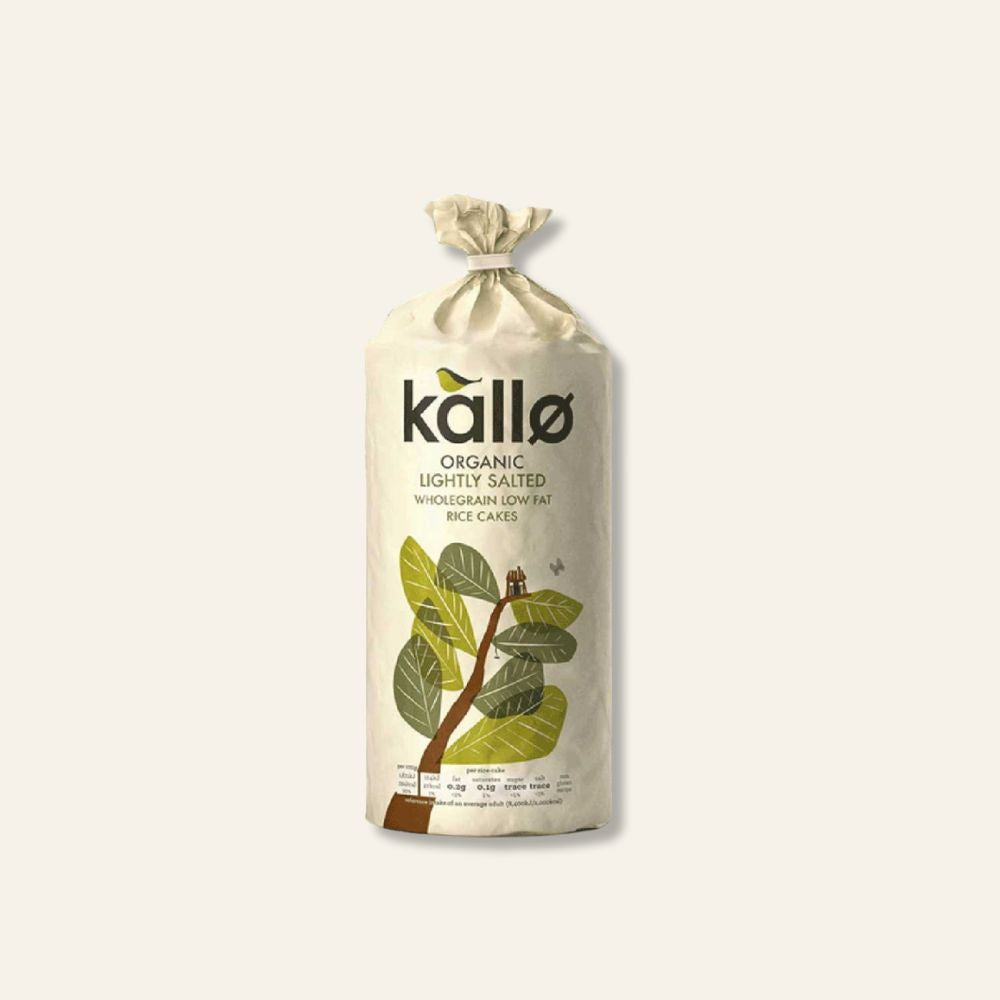 Kallo Organic Thick Salted Rice Cakes 130g