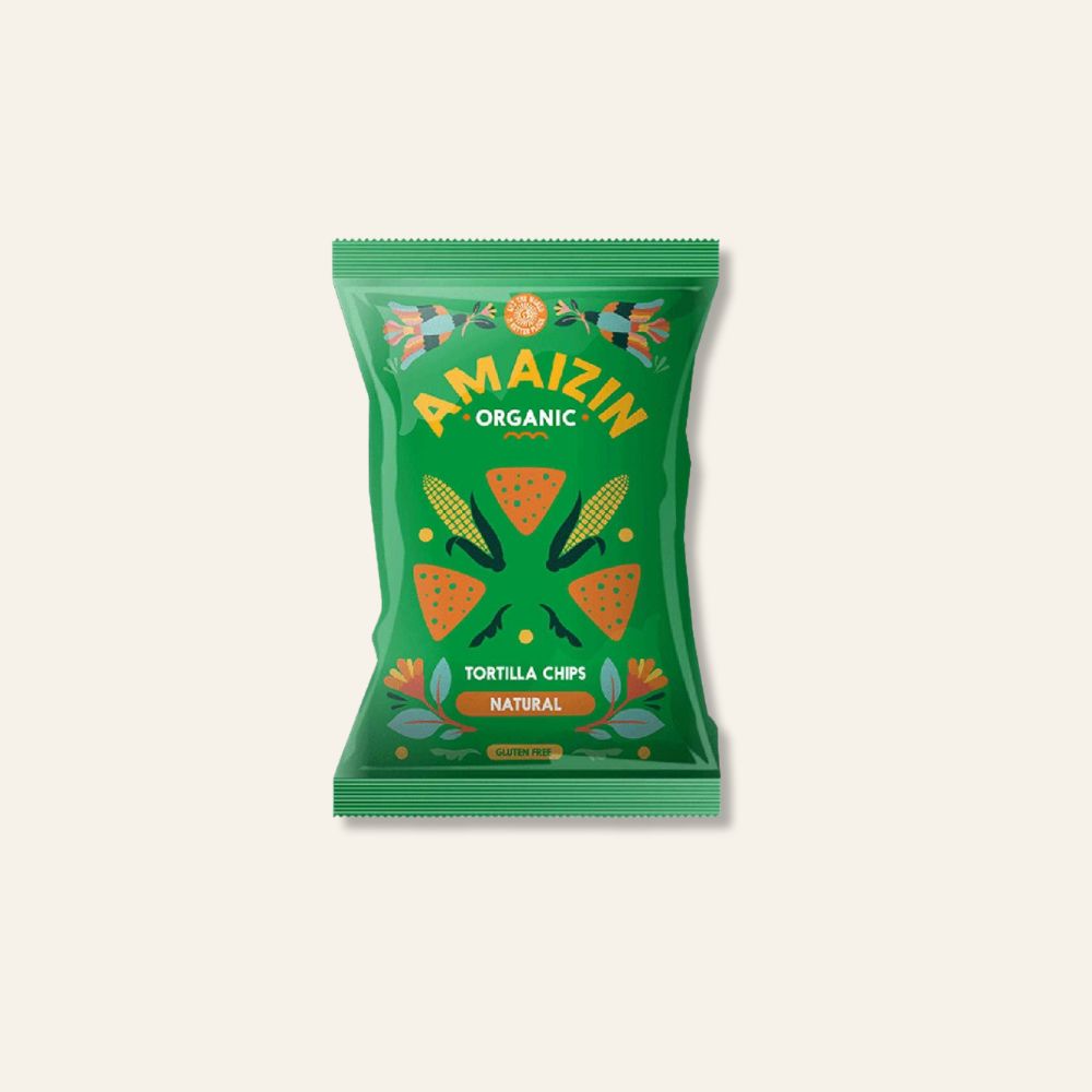 Amaizin Organic Family Bag Natural Corn Chips 150g
