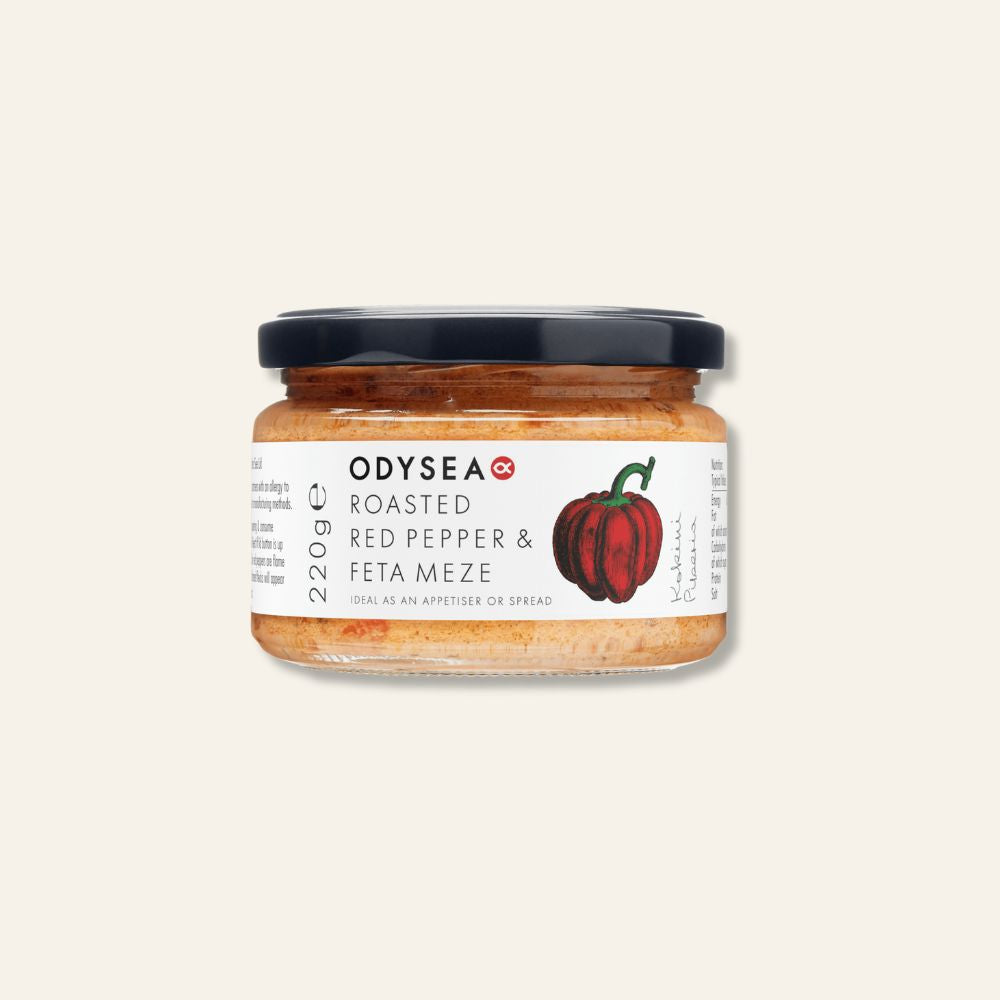 Odysea Red Pepper & Feta Meze 220g