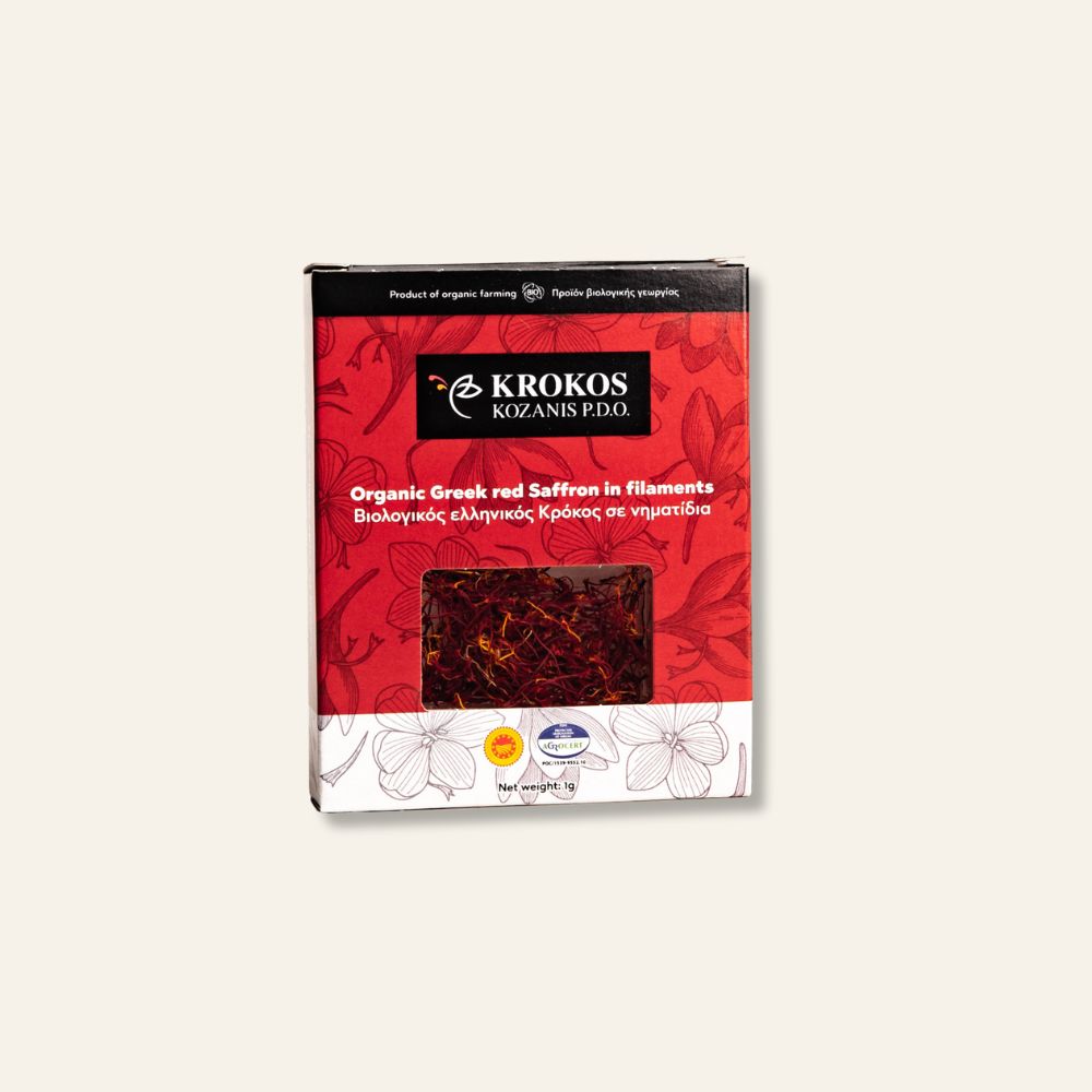 Krokos Kozanis Greek Red Saffron Stigmata (0.5g)