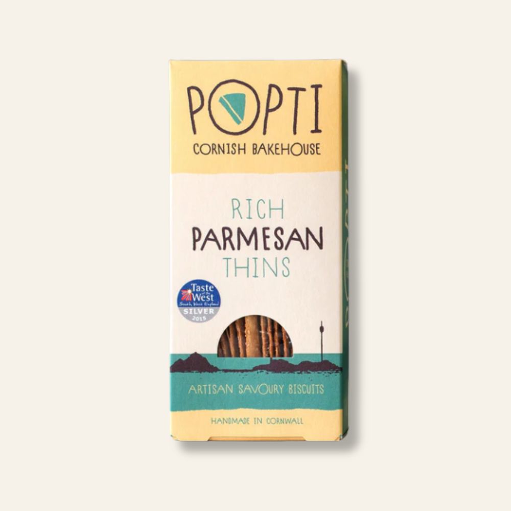 Popti Rich Parmesan Savoury Thins 120g
