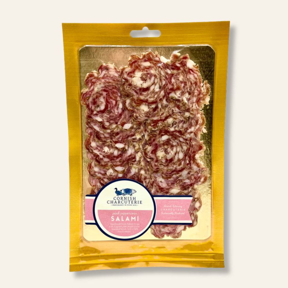 Cornish Charcuterie Pink Peppercorn Salami 50g