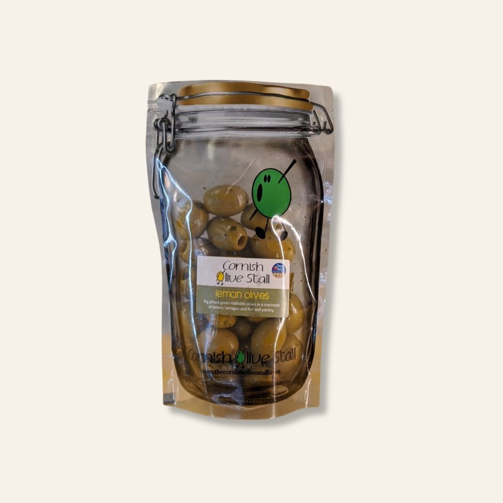 Cornish Olive Stall Lemon Olives 200g