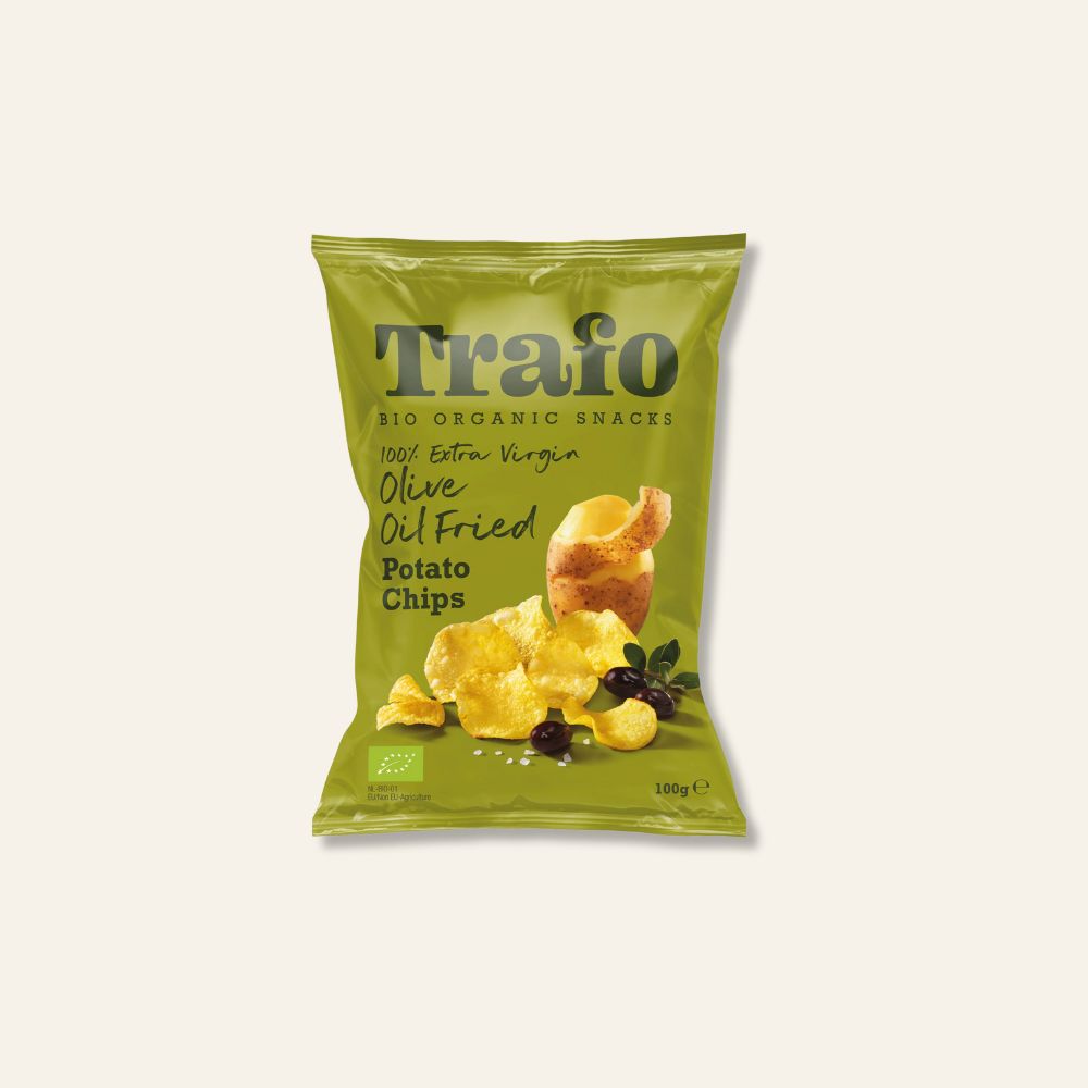 Trafo Organic Virgin Olive Oil Crisps 100g