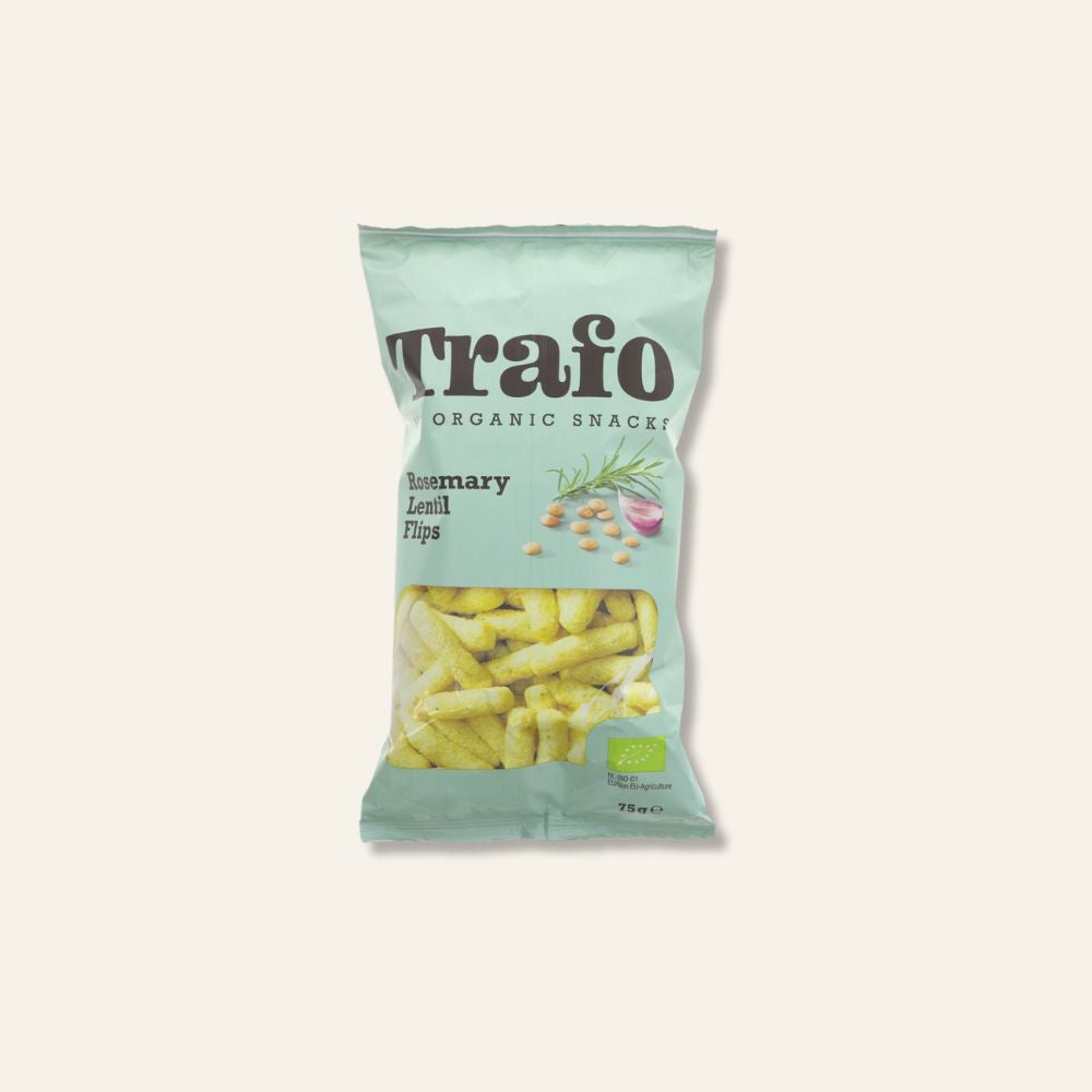 Trafo Organic Rosemary Lentil Flips, 75g