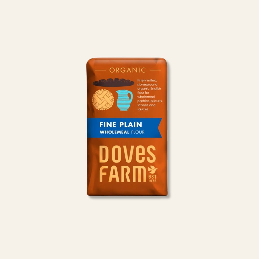 Doves Farm Fine Plain Wholemeal Flour 1kg