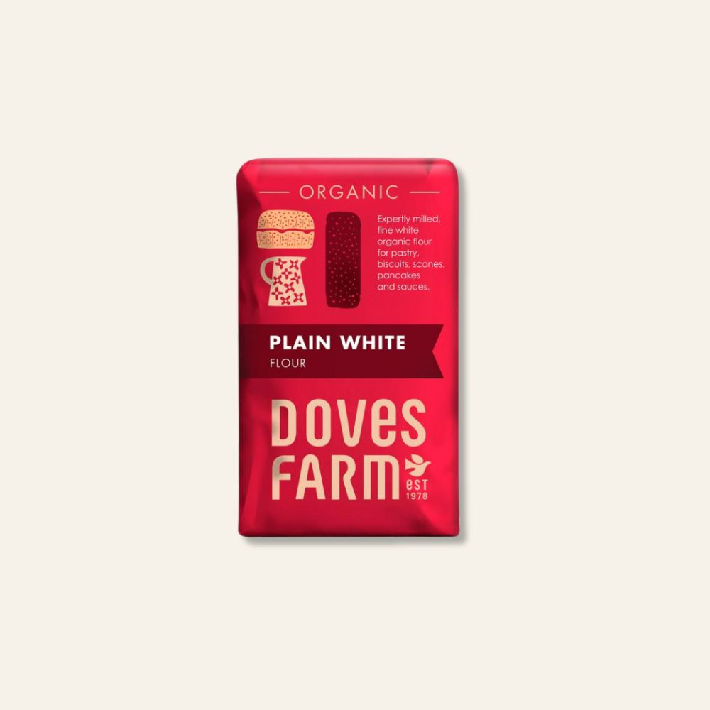 Doves Farm Fine Plain White Flour 1kg
